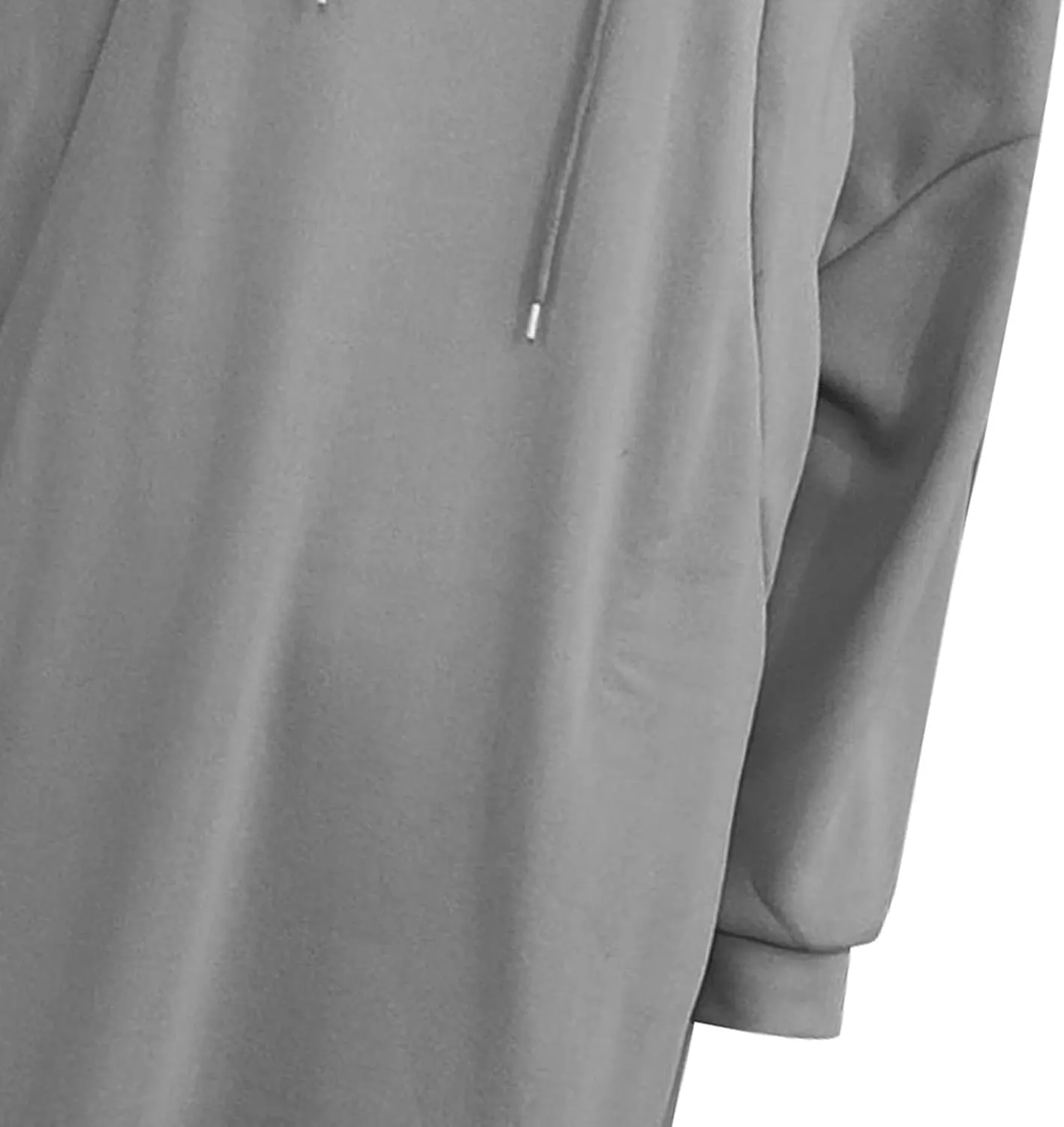 Kubbon Women's Pullover Hoodie Fleece Hooded Sweatshirt Maxi Dress Baggy Loose Long Sleeve Tops Plus Size Business Shirts