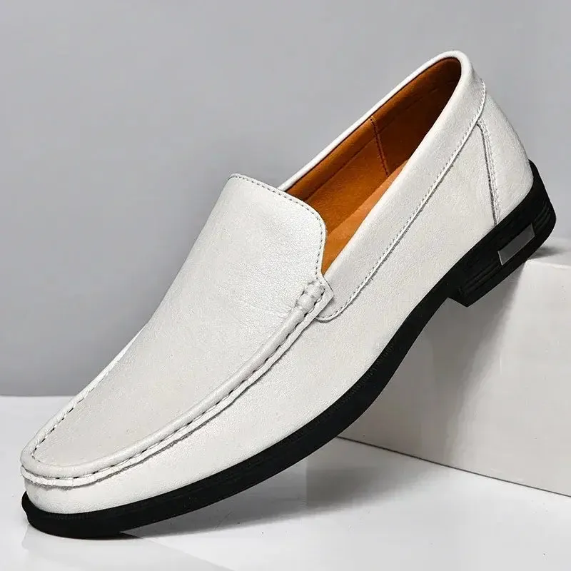 Leather Moccasin Eco-Leather Shoes