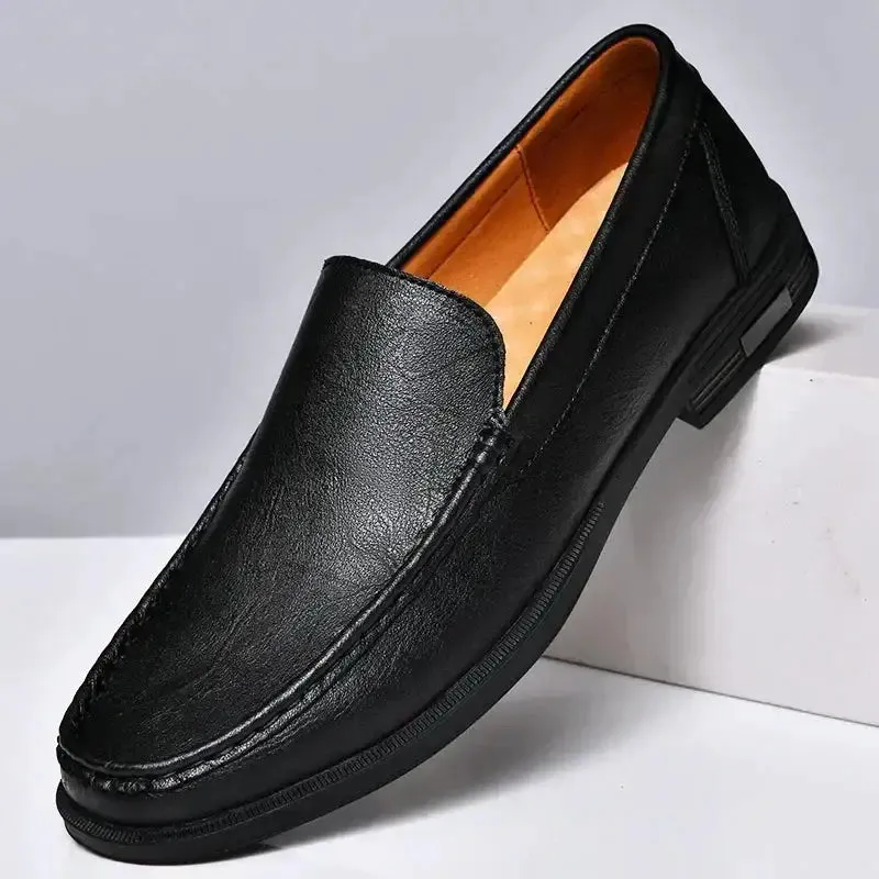 Leather Moccasin Eco-Leather Shoes