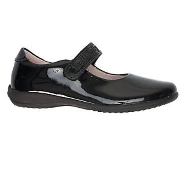 Lelli Kelly LK8218 Classic Black Patent Velcro School Shoes