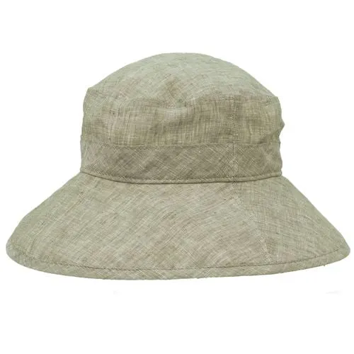 Linen Chambray Sun Protection Garden Hat