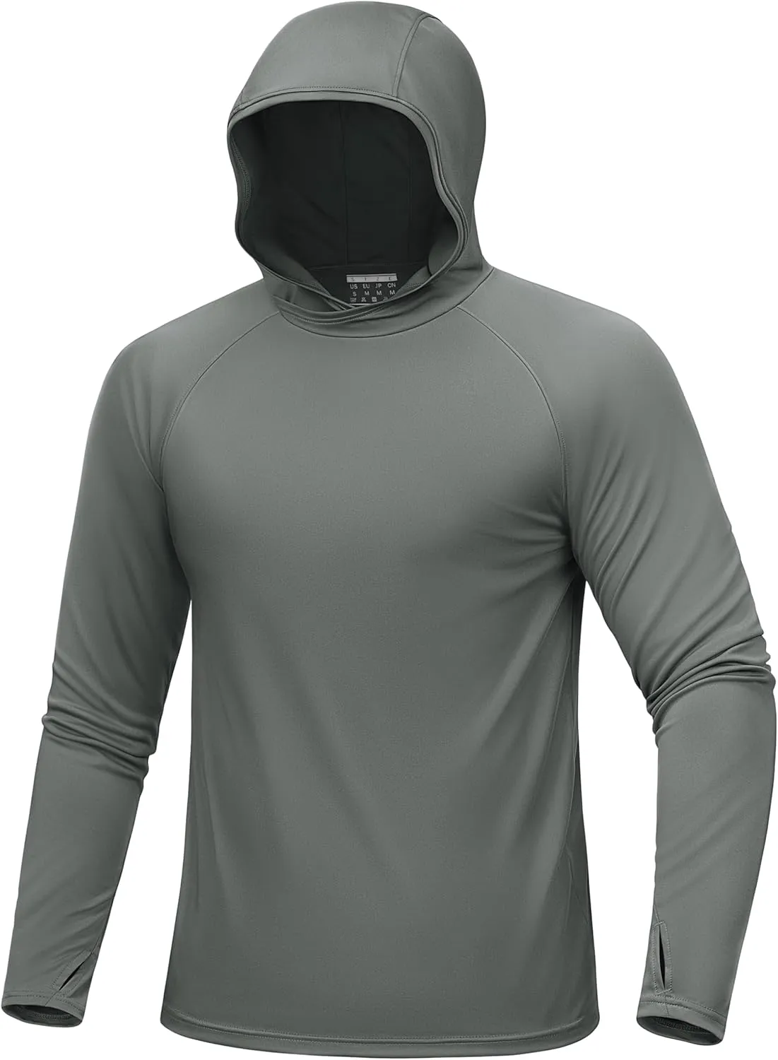 MAGCOMSEN Men's UPF 50  Sun Protection Shirts Quick Dry Long Sleeve Rash Guard Lightweight Hoodie Shirt Fishing Running
