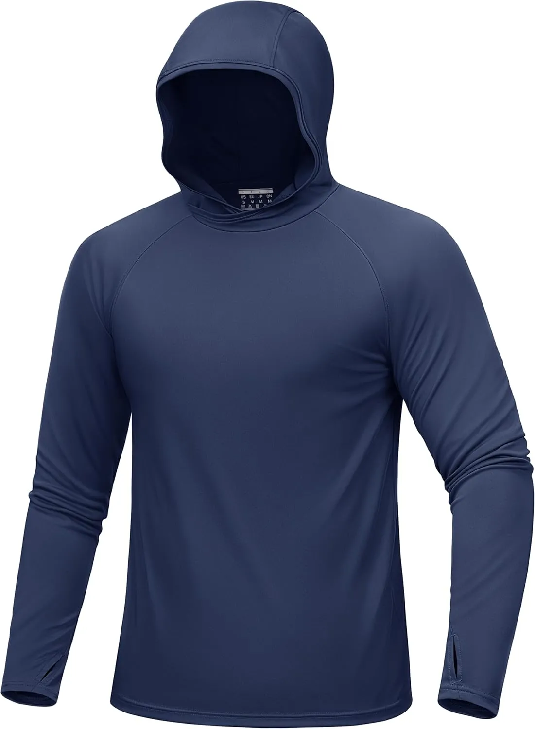 MAGCOMSEN Men's UPF 50  Sun Protection Shirts Quick Dry Long Sleeve Rash Guard Lightweight Hoodie Shirt Fishing Running