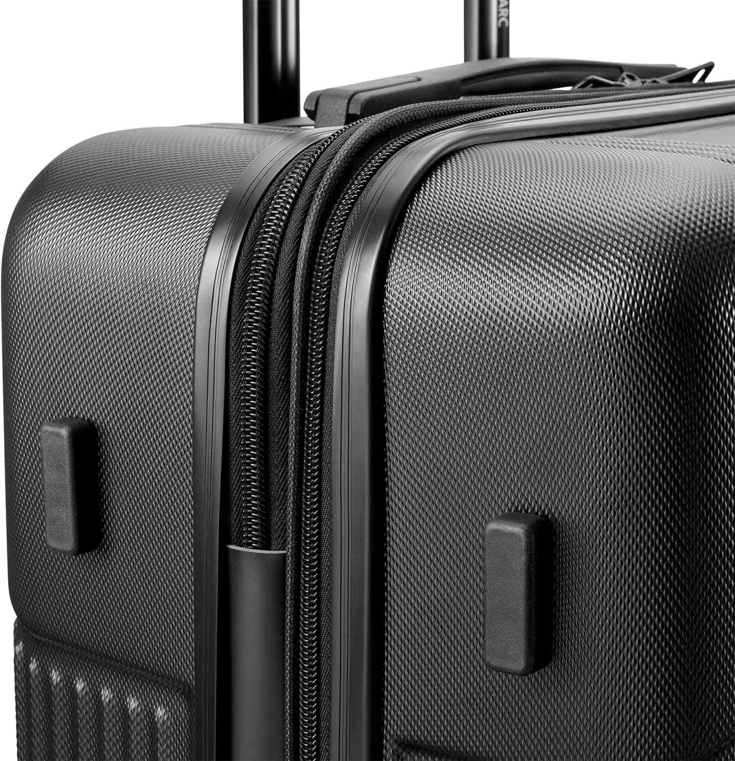 Marc New York Horizon 25" Upright Luggage, Black, Medium
