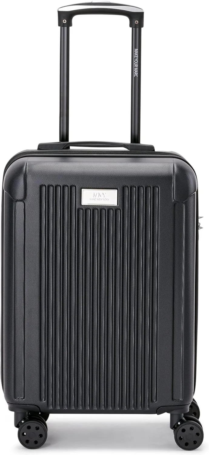 Marc New York Lotus 21" Upright Luggage, Black, Carry On
