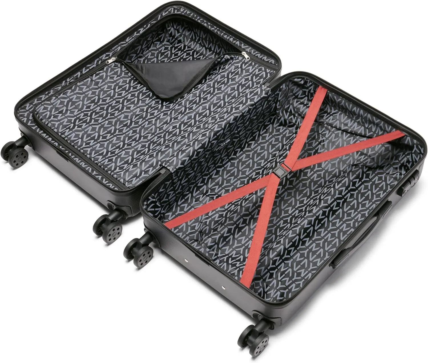 Marc New York Lotus 21" Upright Luggage, Black, Carry On