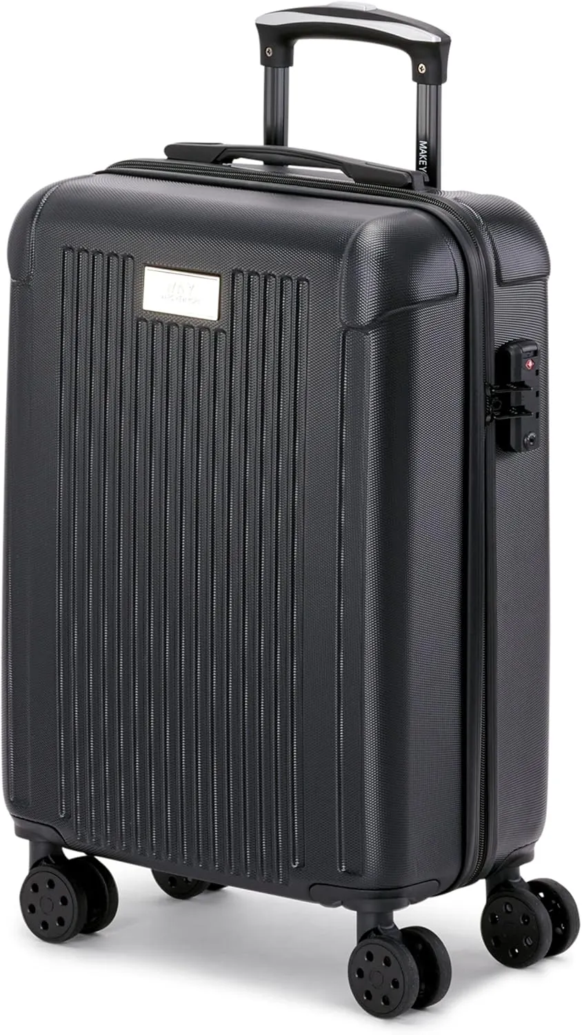 Marc New York Lotus 21" Upright Luggage, Black, Carry On