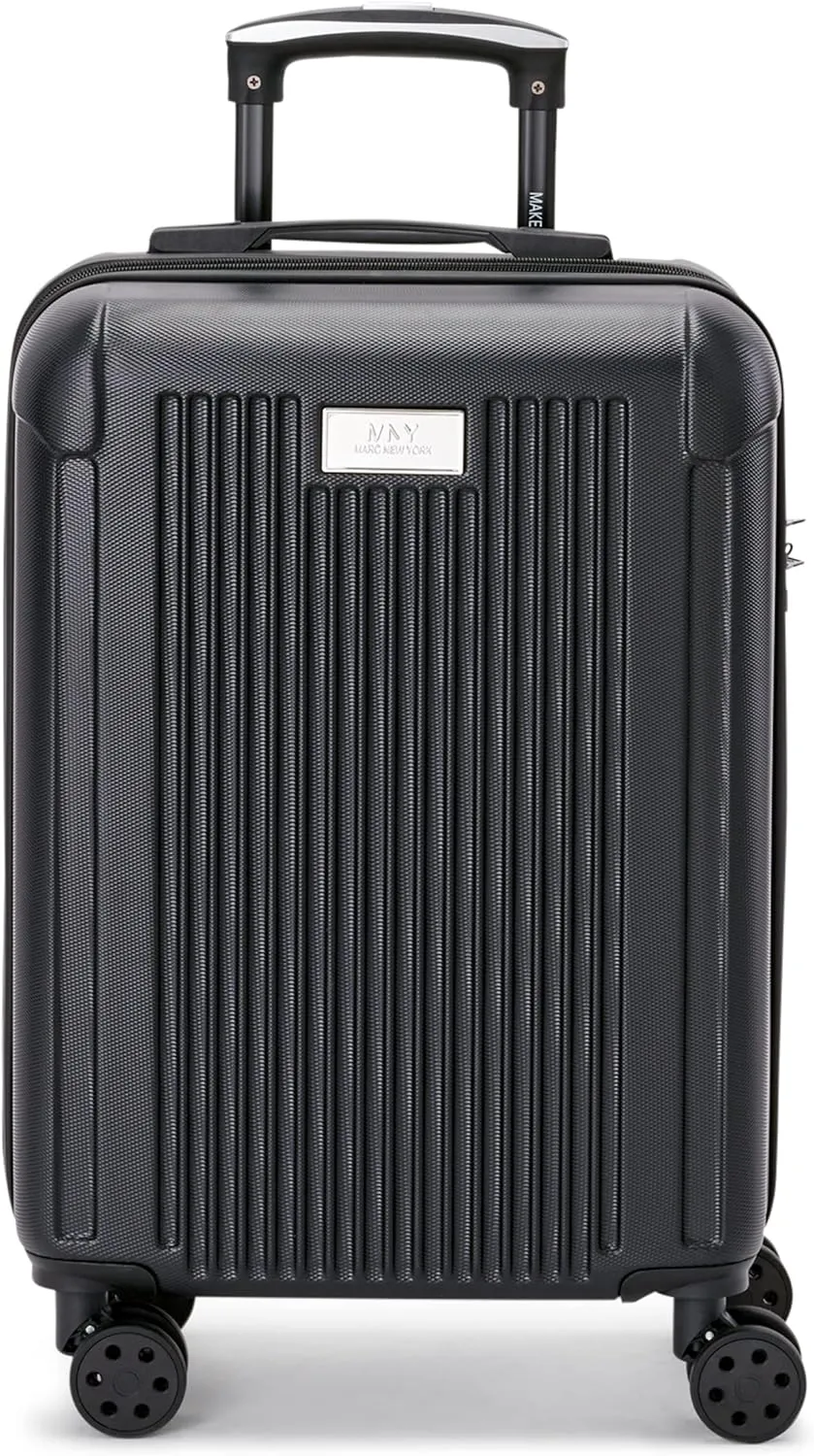 Marc New York Lotus 21" Upright Luggage, Black, Carry On