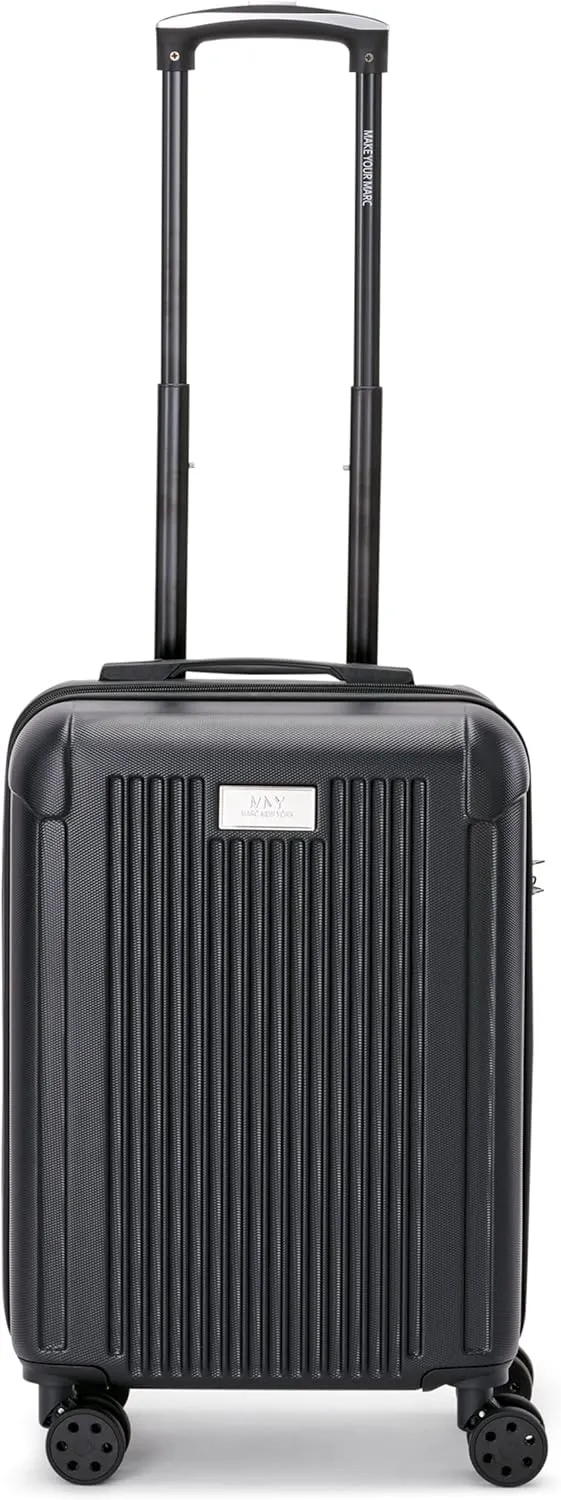 Marc New York Lotus 21" Upright Luggage, Black, Carry On