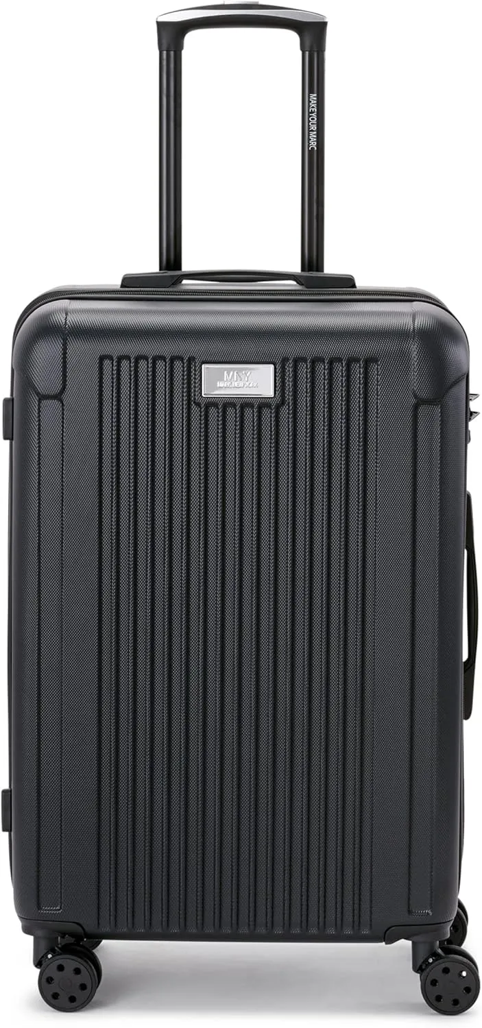 Marc New York Lotus 25" Upright Luggage, Black, Medium