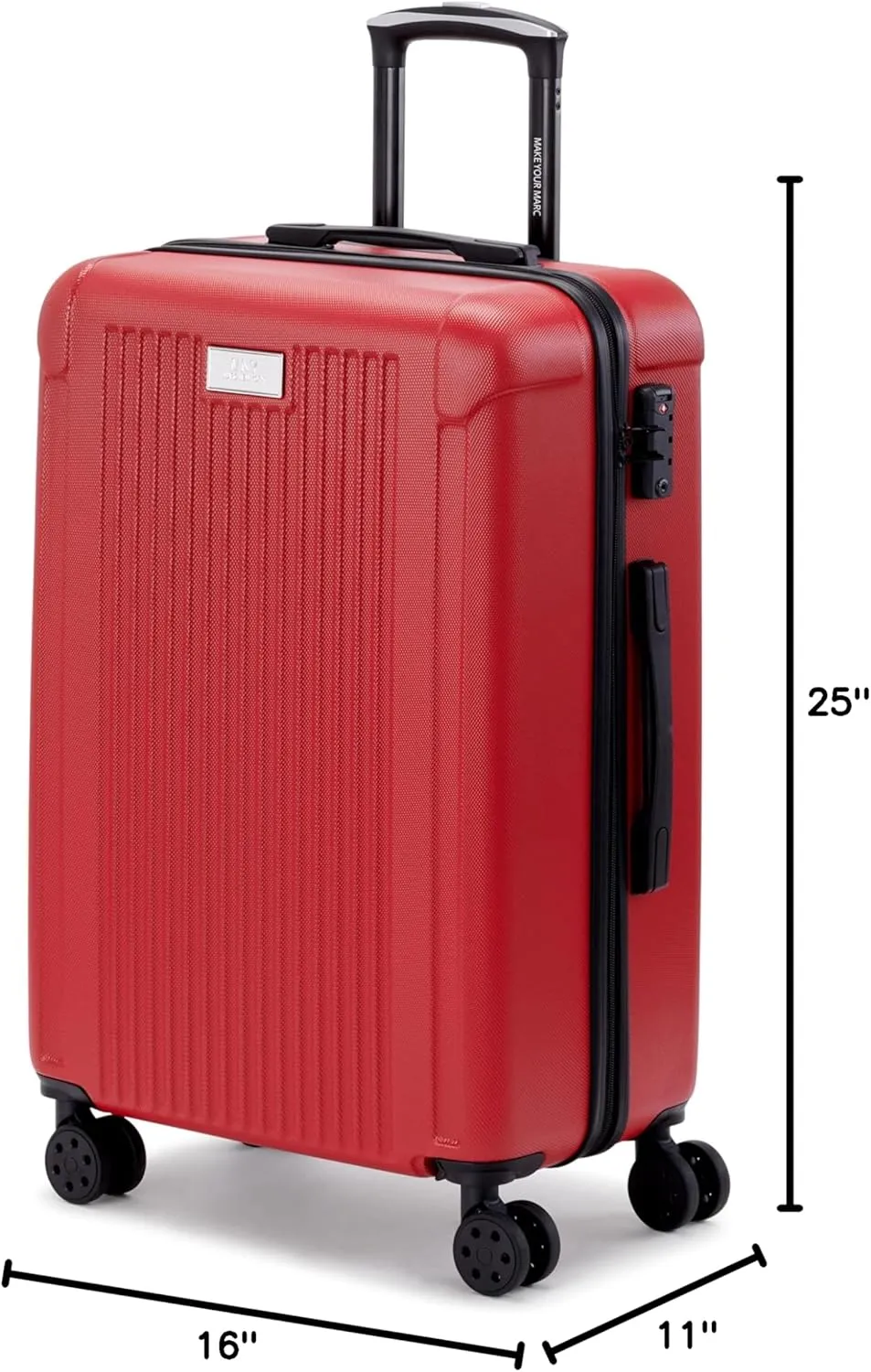 Marc New York Lotus 25" Upright Luggage, Flame, Medium
