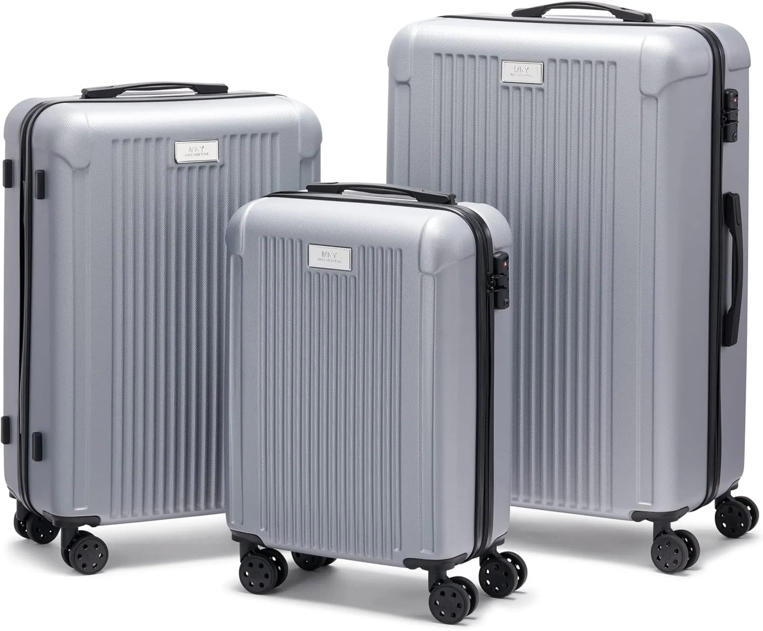 Marc New York Lotus 25" Upright Luggage, Silver, Medium