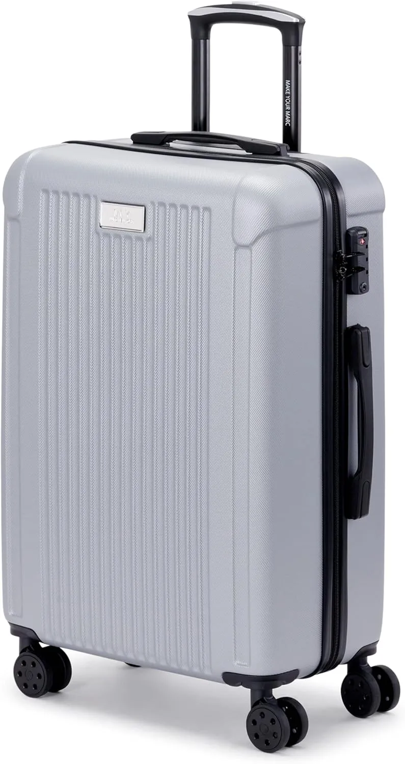 Marc New York Lotus 25" Upright Luggage, Silver, Medium