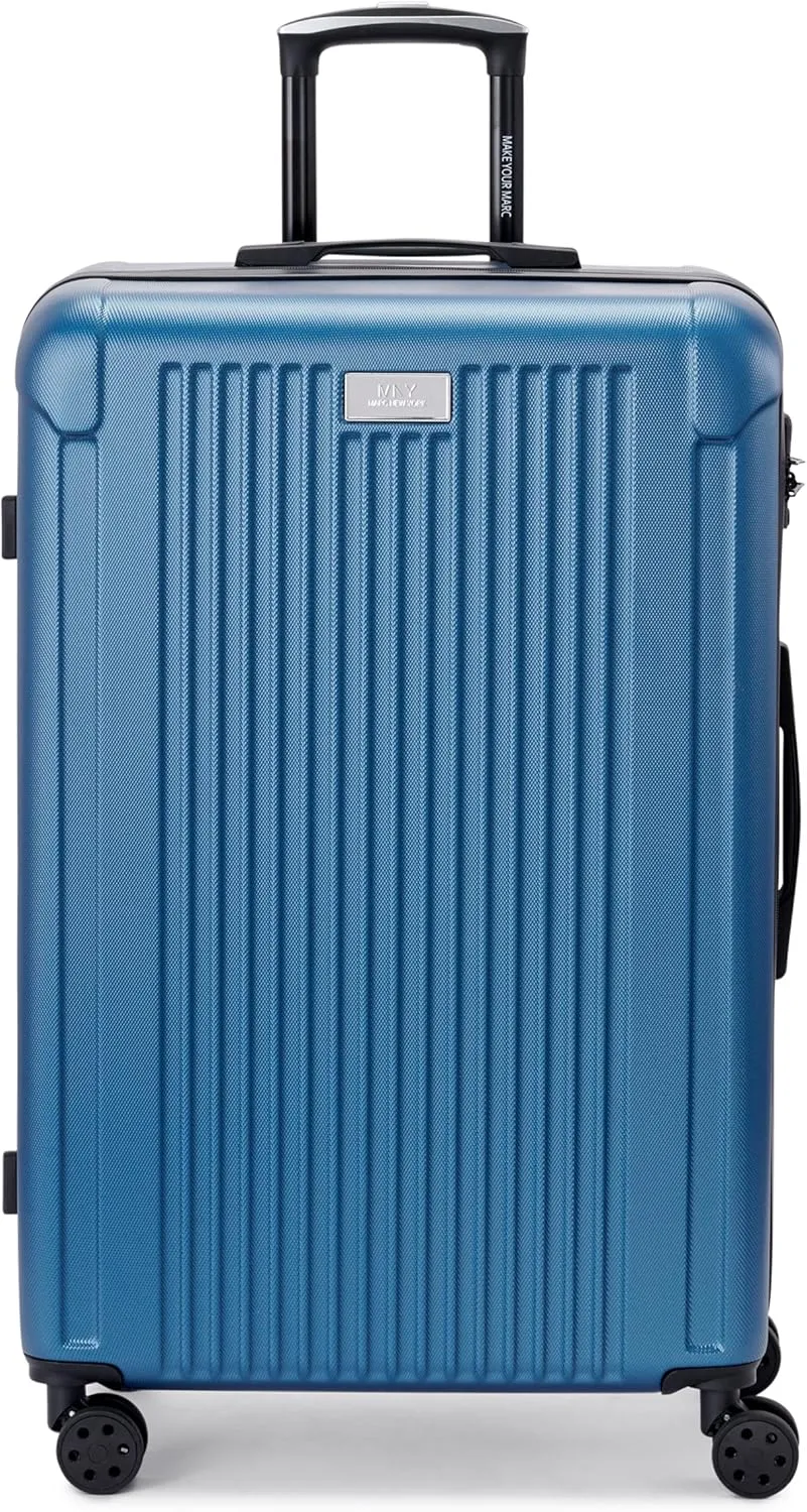 Marc New York Lotus 28" Upright Luggage, Blue Steel, Large