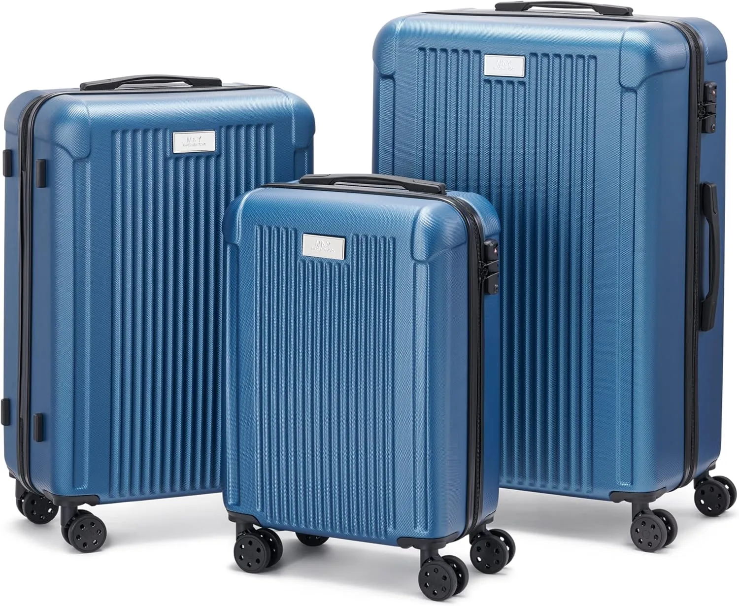 Marc New York Lotus 28" Upright Luggage, Blue Steel, Large