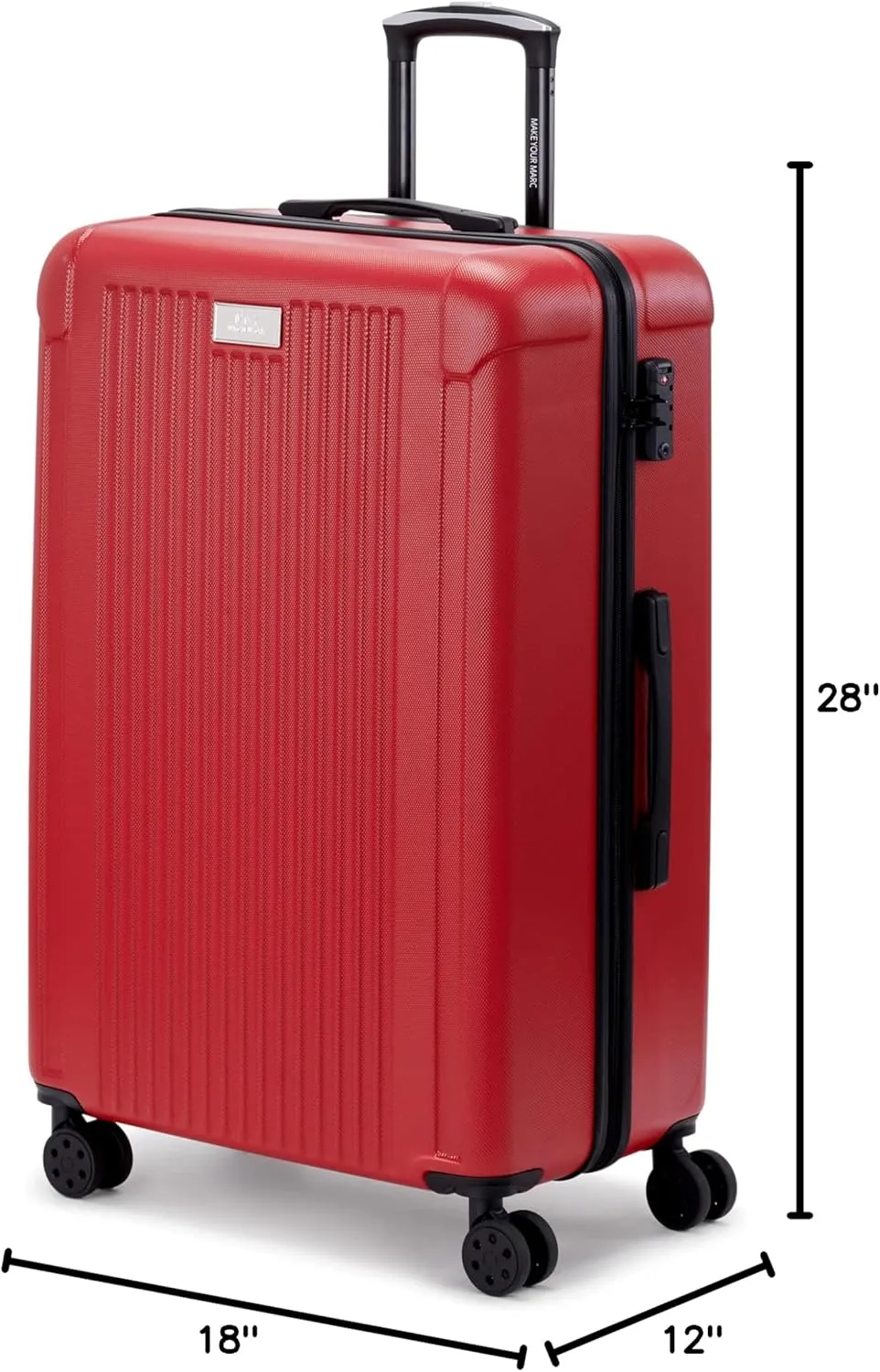 Marc New York Lotus 28" Upright Luggage, Flame, Large