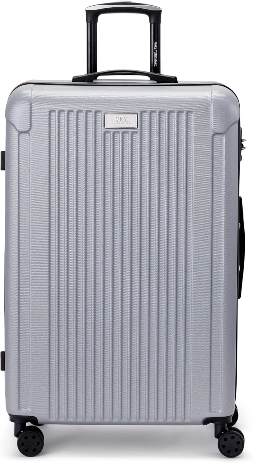 Marc New York Lotus 28" Upright Luggage, Silver, Large