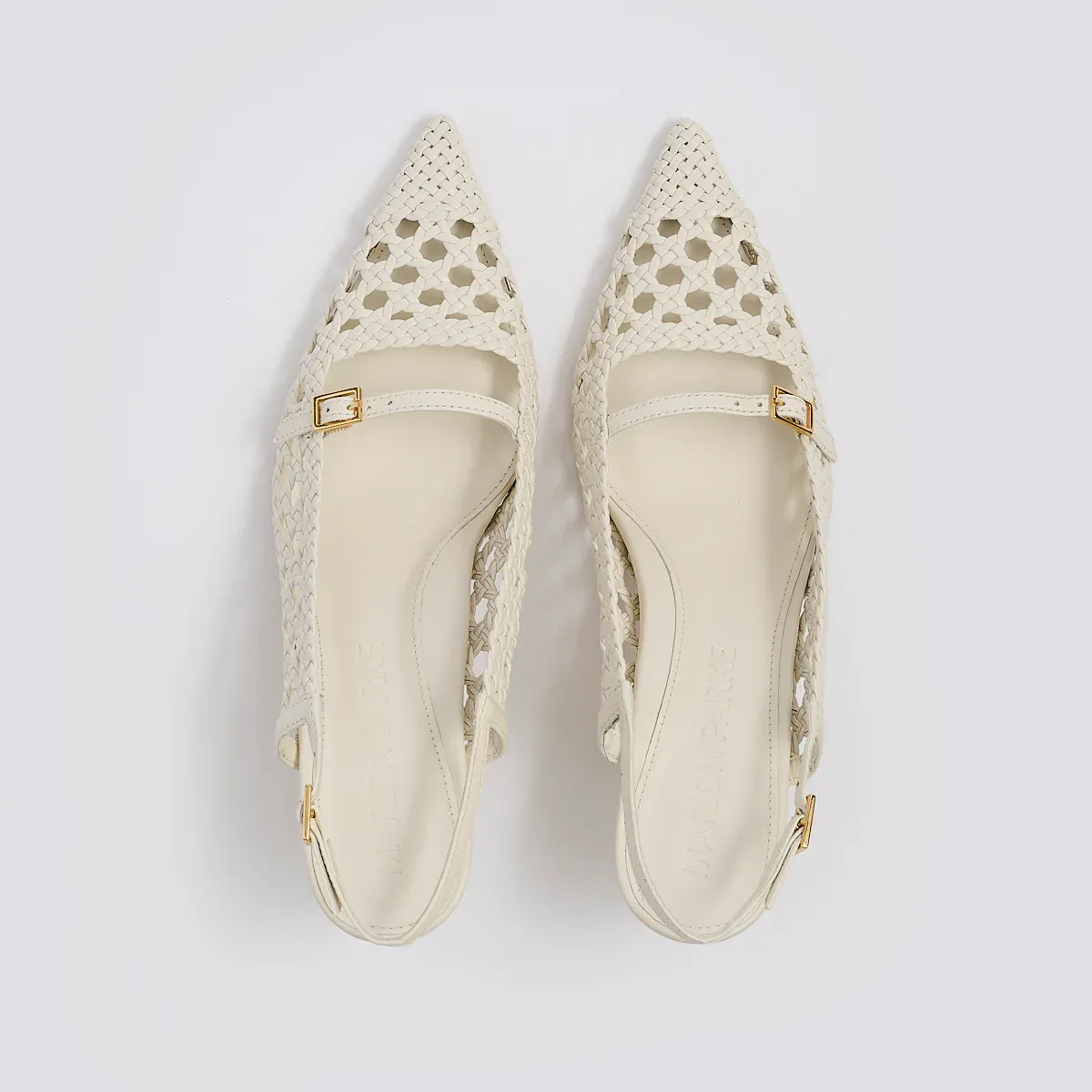 Marion Parke | Melissa Slingback in Ivory
