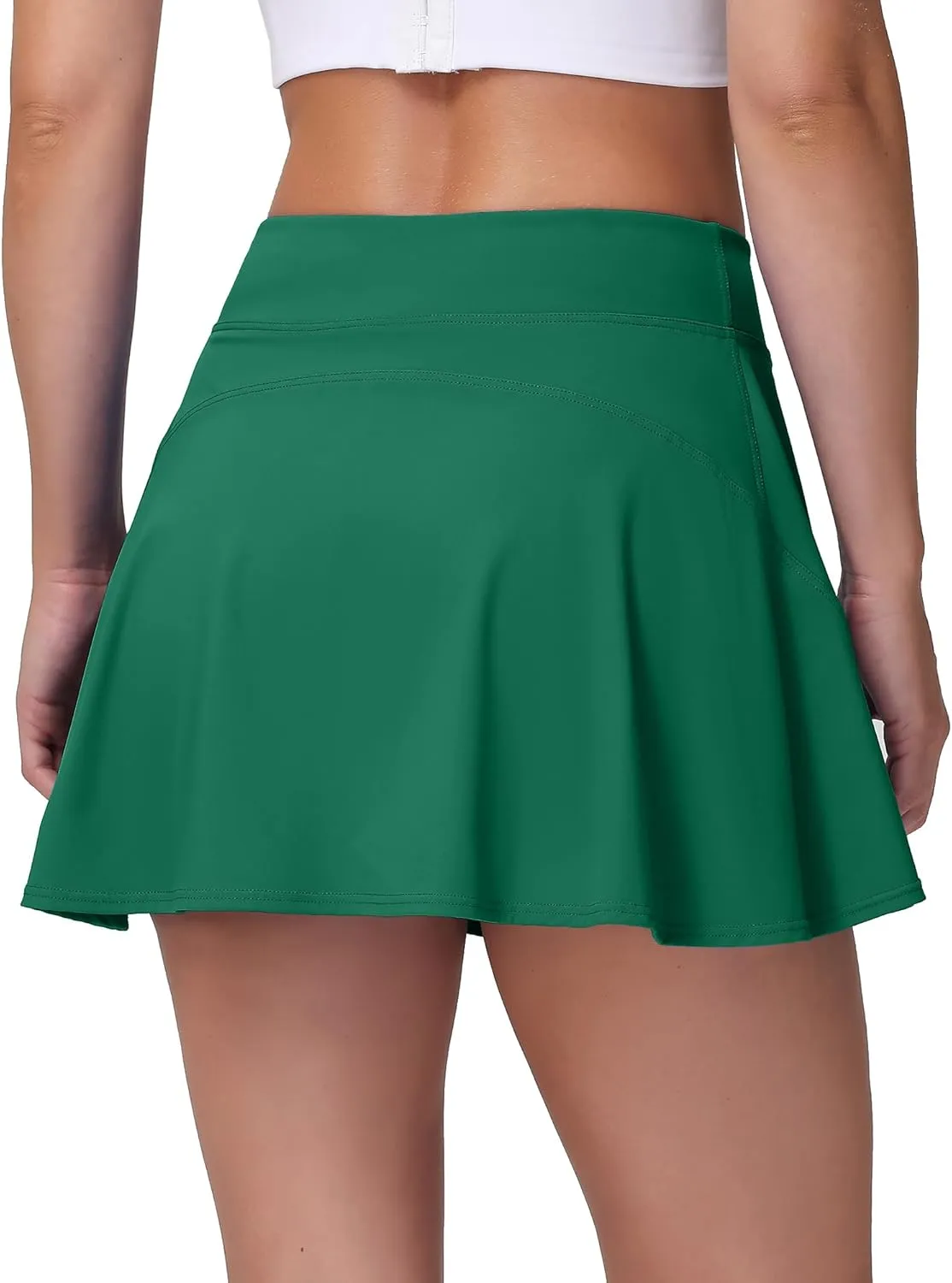 MCEDAR Tennis Skirts for Women High Waisted Golf Skorts Athletic Running Skirt Inner Shorts with Pockets Pickleball