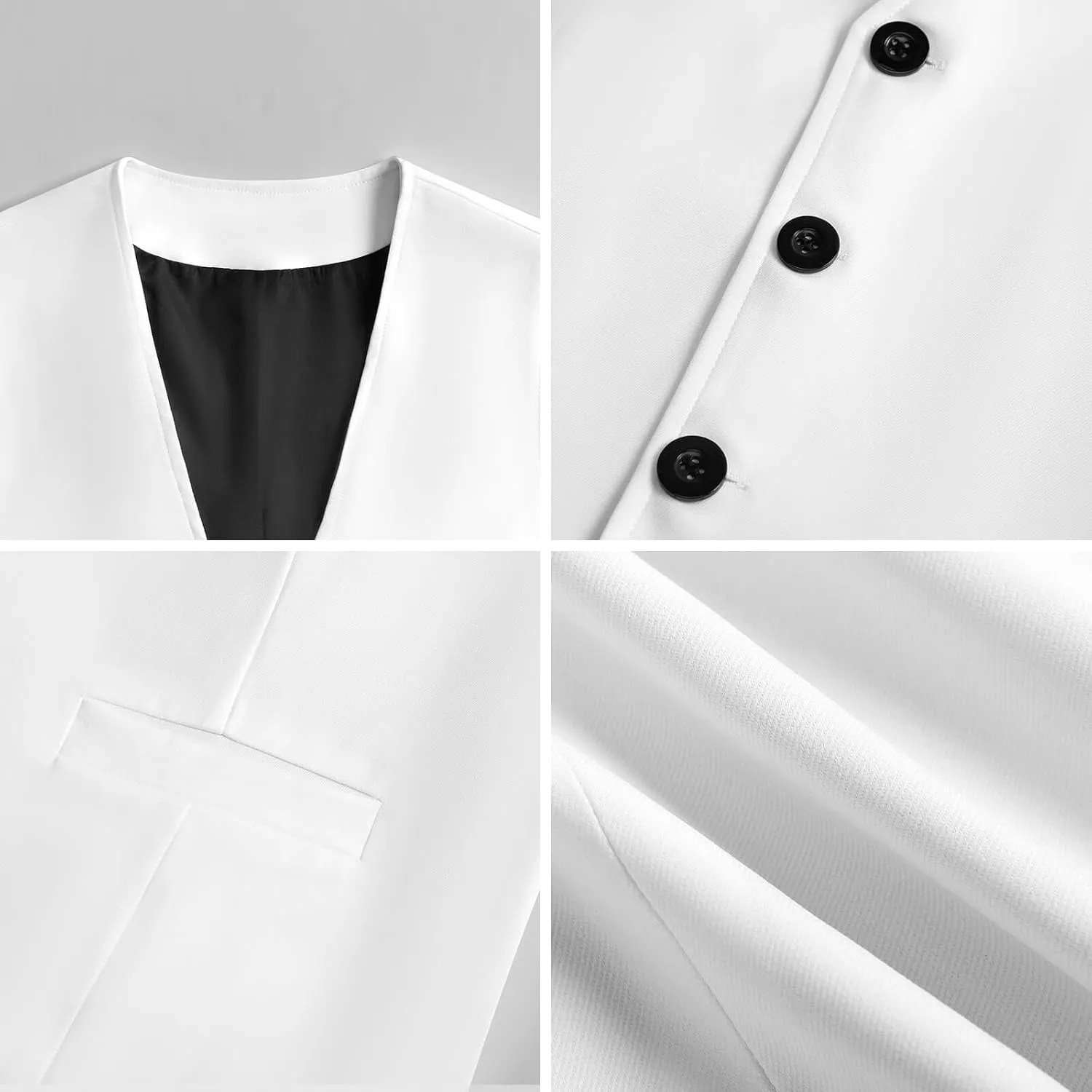 Men's Hawaiian Leaf Suit Vest Slim Fit Business Dress Vest Waistcoat for Wedding Party Casual Dress