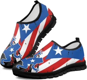 Men's Supportive Running Shoes Fashion Casual Athletic Shoes Elastic Cushioned Walking Travel Shoe for Daily Dating Size 5-14 Black Sole