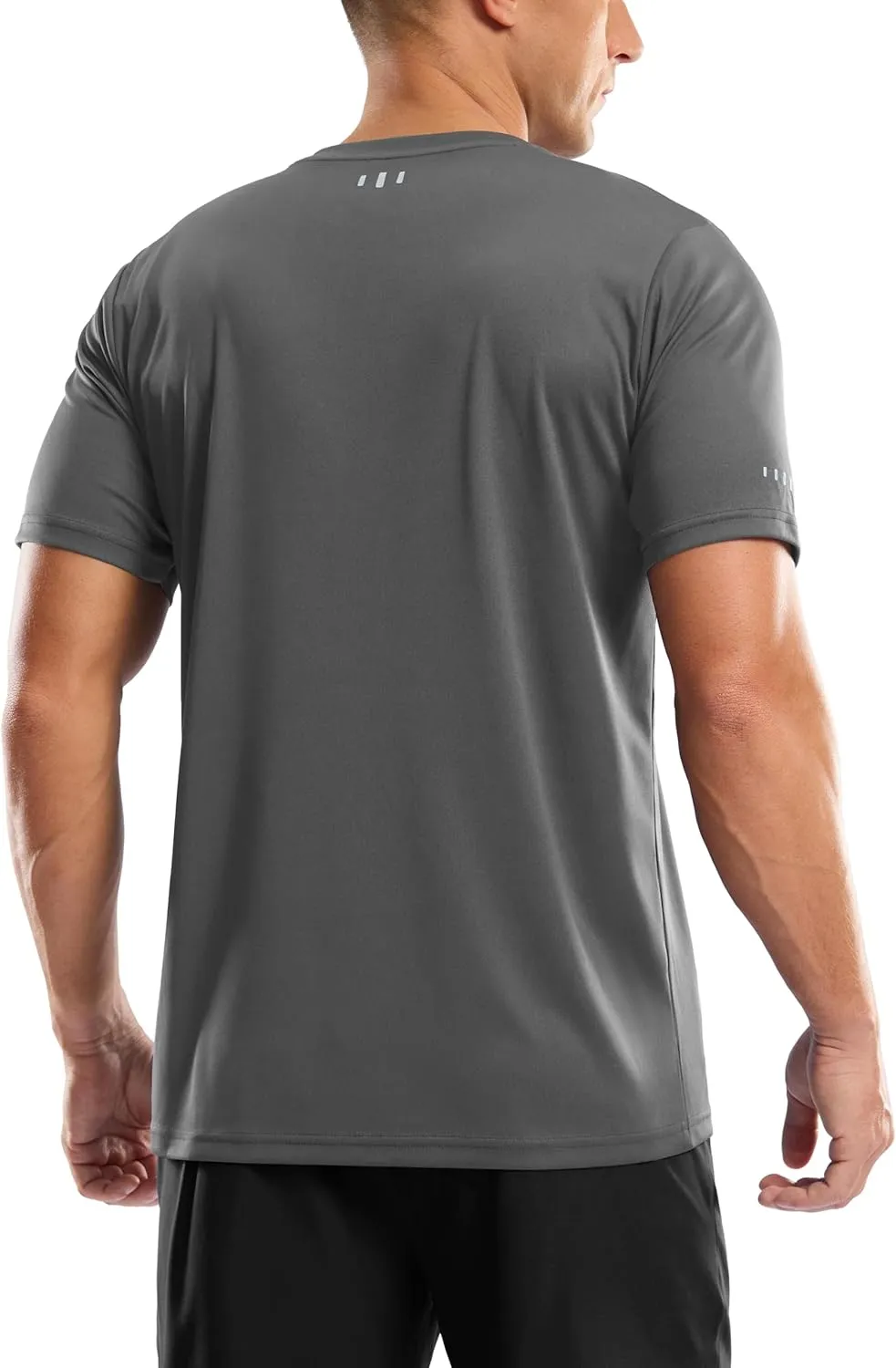 Men's UPF 50  Sun Protection Dry Fit Workout T-Shirts Rash Guard Swim Shirts Moisture Wicking Tee for Athletic, Beach, Hiking