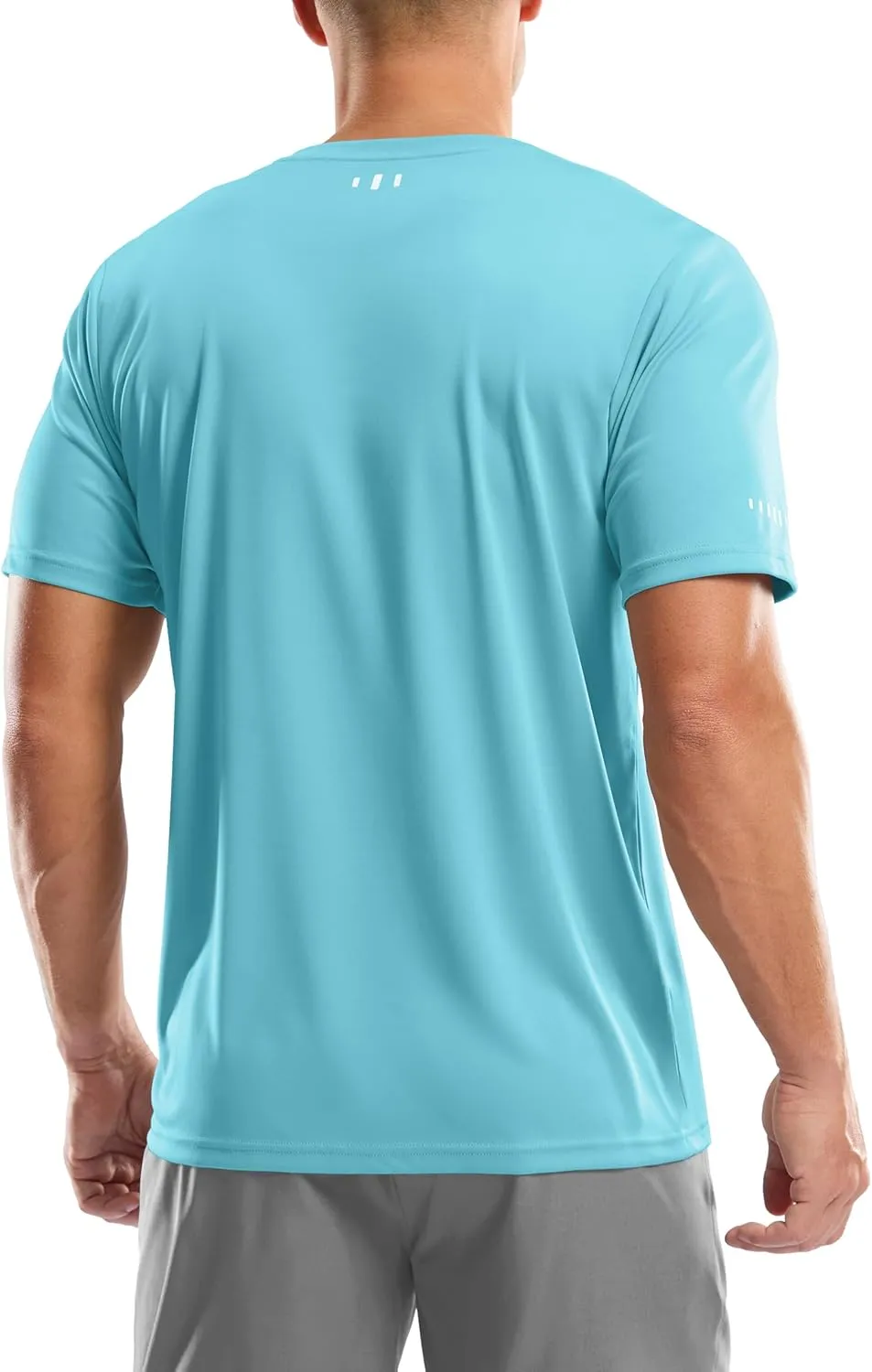 Men's UPF 50  Sun Protection Dry Fit Workout T-Shirts Rash Guard Swim Shirts Moisture Wicking Tee for Athletic, Beach, Hiking