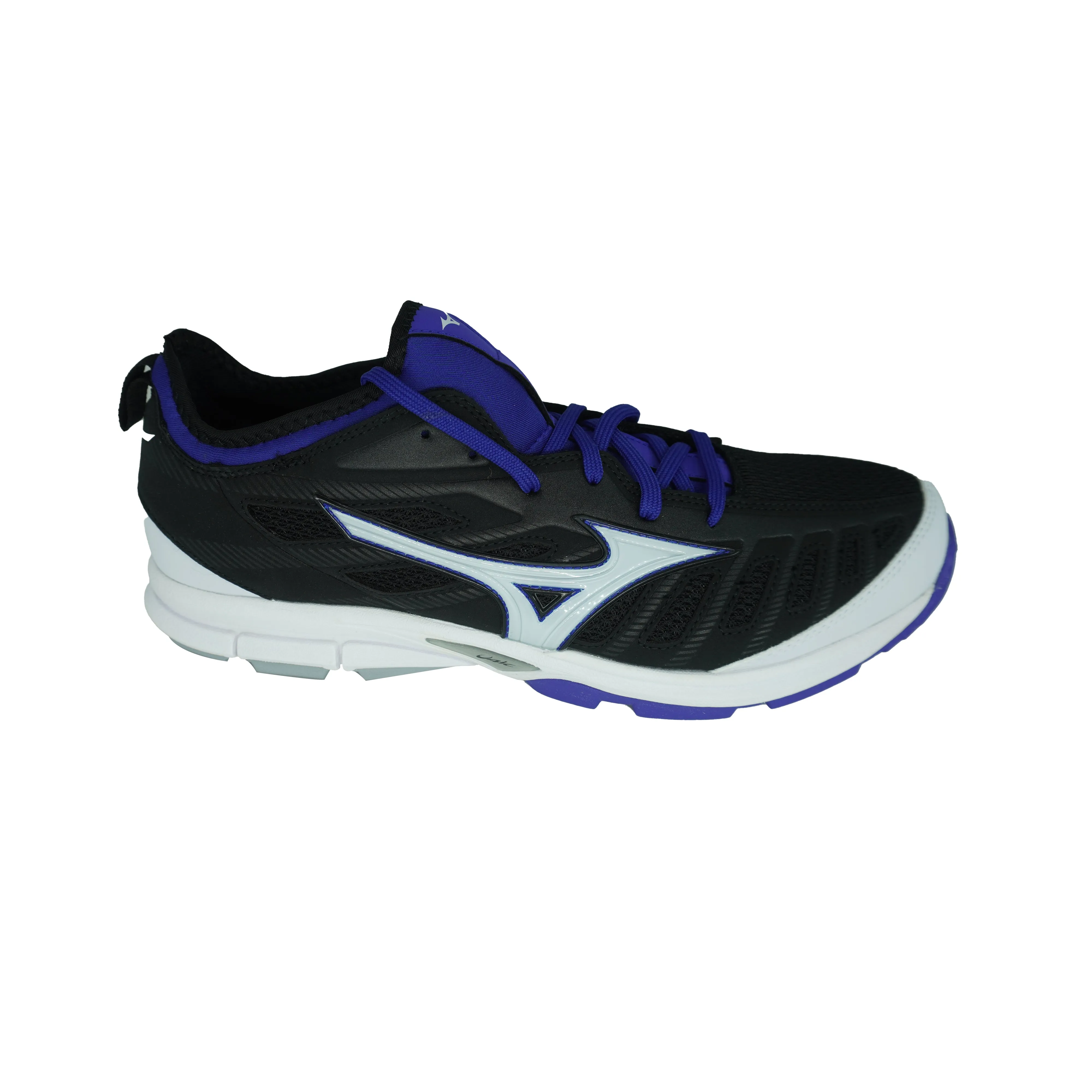 Mizuno Men's Players Trainer 2 Turf Baseball Shoes Black White Blue