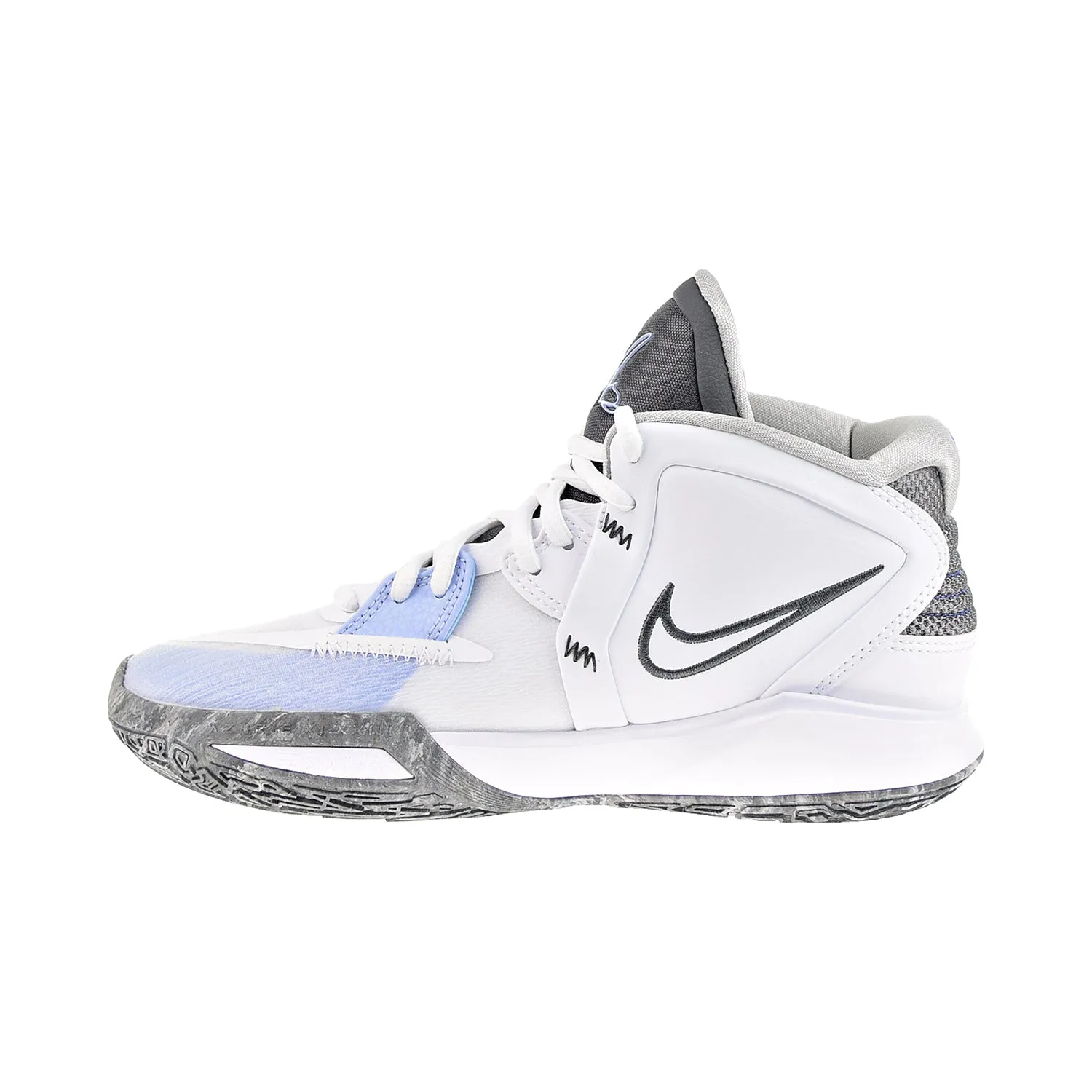 Nike Kyrie Infinity Basketball Big Kids' Shoes White/Grey/Marine/Blue