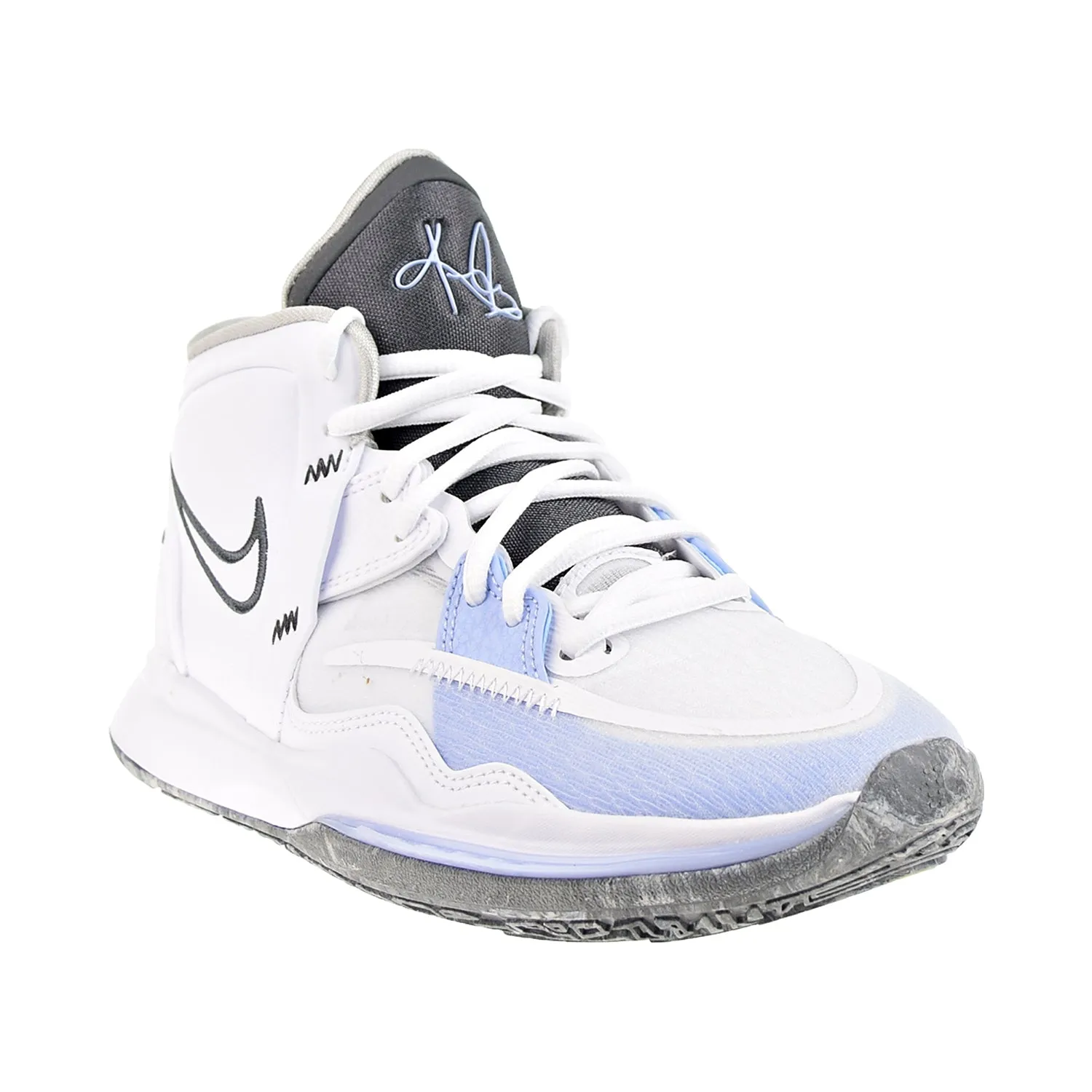 Nike Kyrie Infinity Basketball Big Kids' Shoes White/Grey/Marine/Blue
