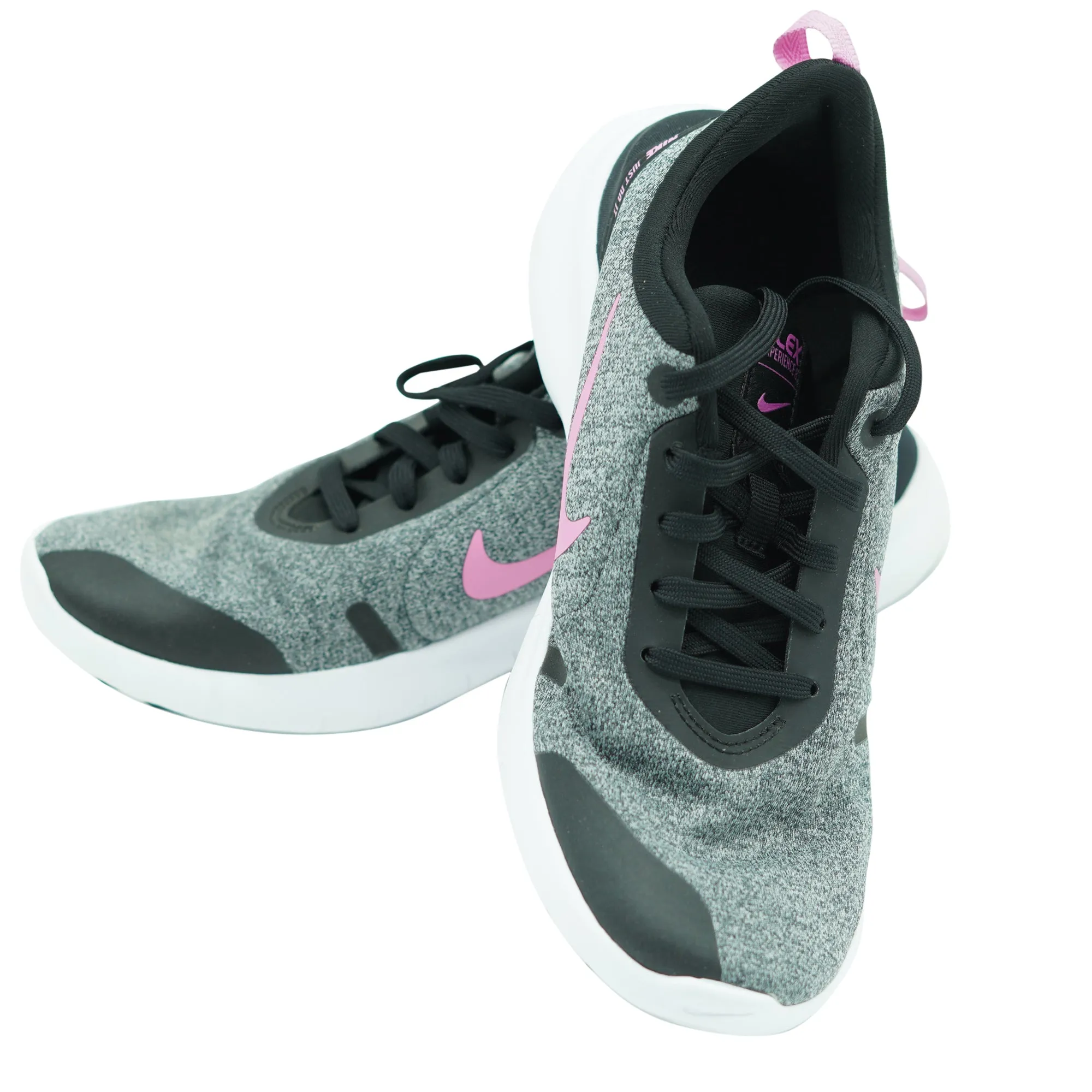 Nike Women's Flex Experience 8 Running Athletic Shoes Black Pink Size 7.5