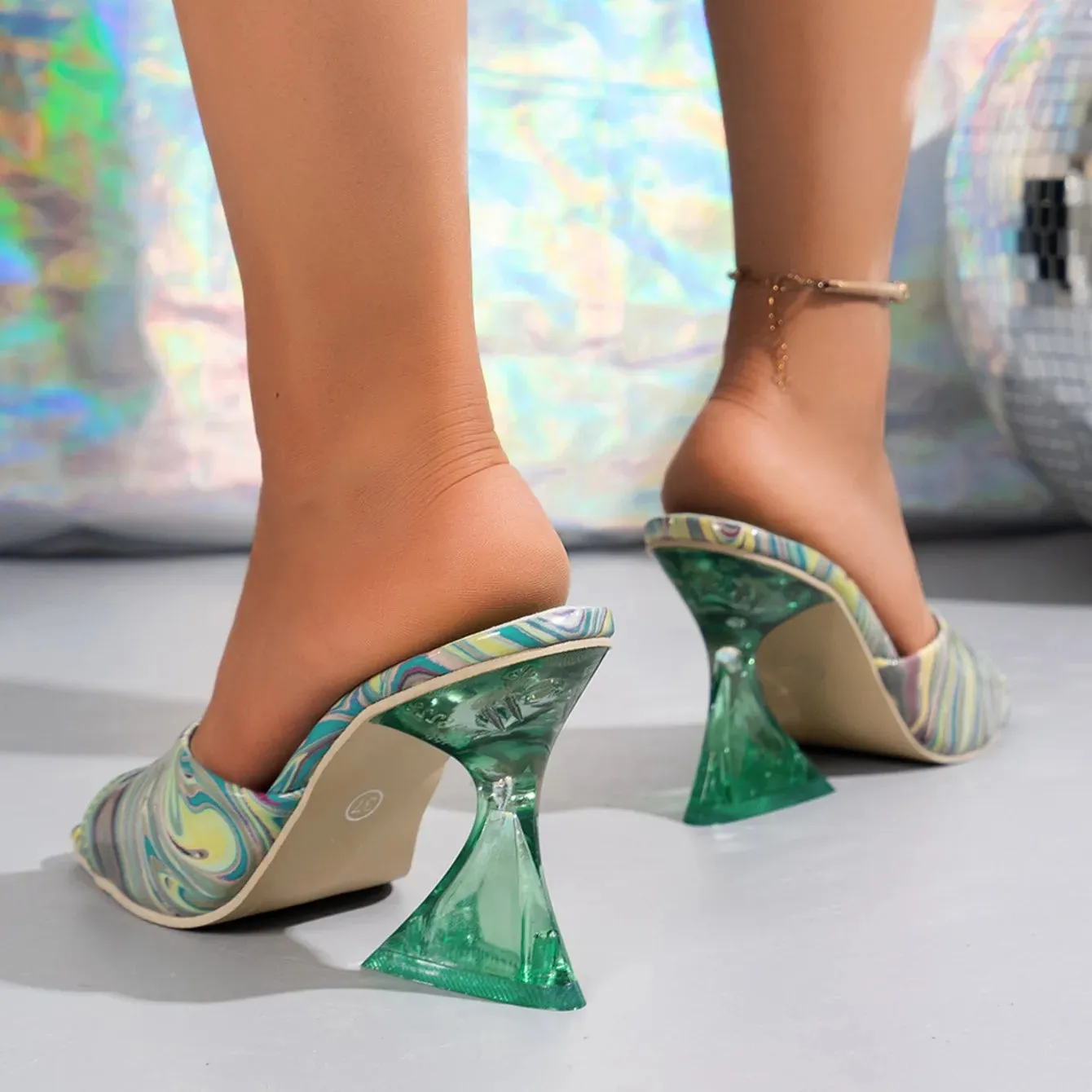 Nova Acrylic Heels