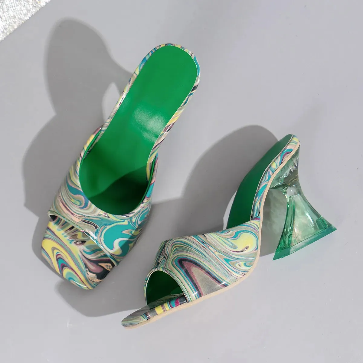 Nova Acrylic Heels