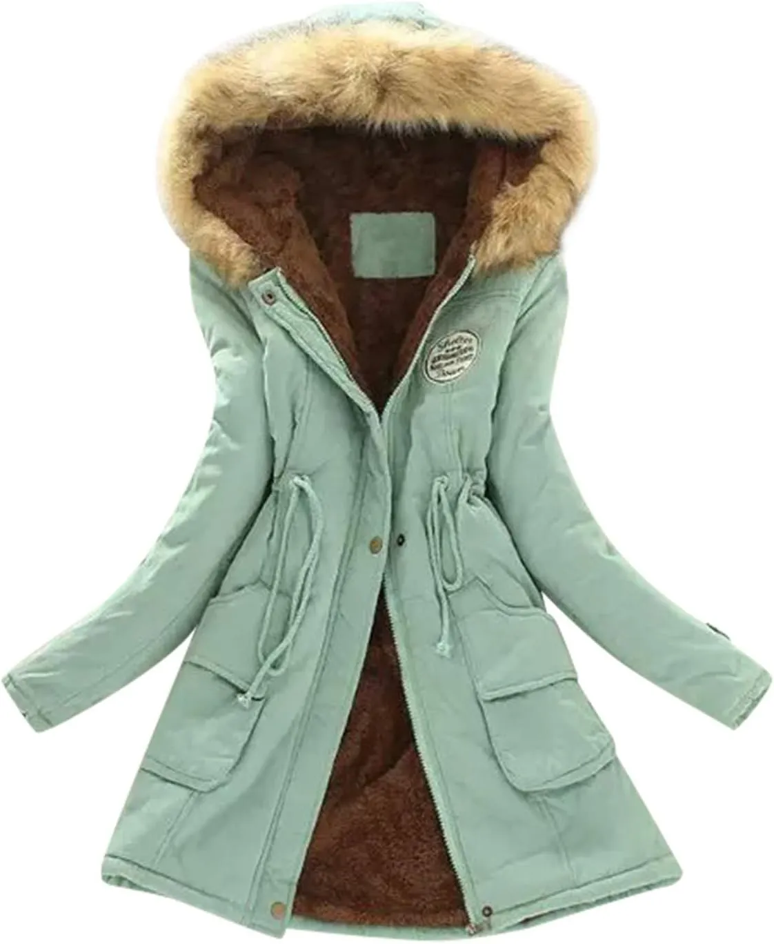 OIOLOYJM Womens Fall Fashion 2023 Winter Trench Coats Casual Fuzzy Fleece Sherpa Jackets Hoodies Pullover Plus Size Jackets