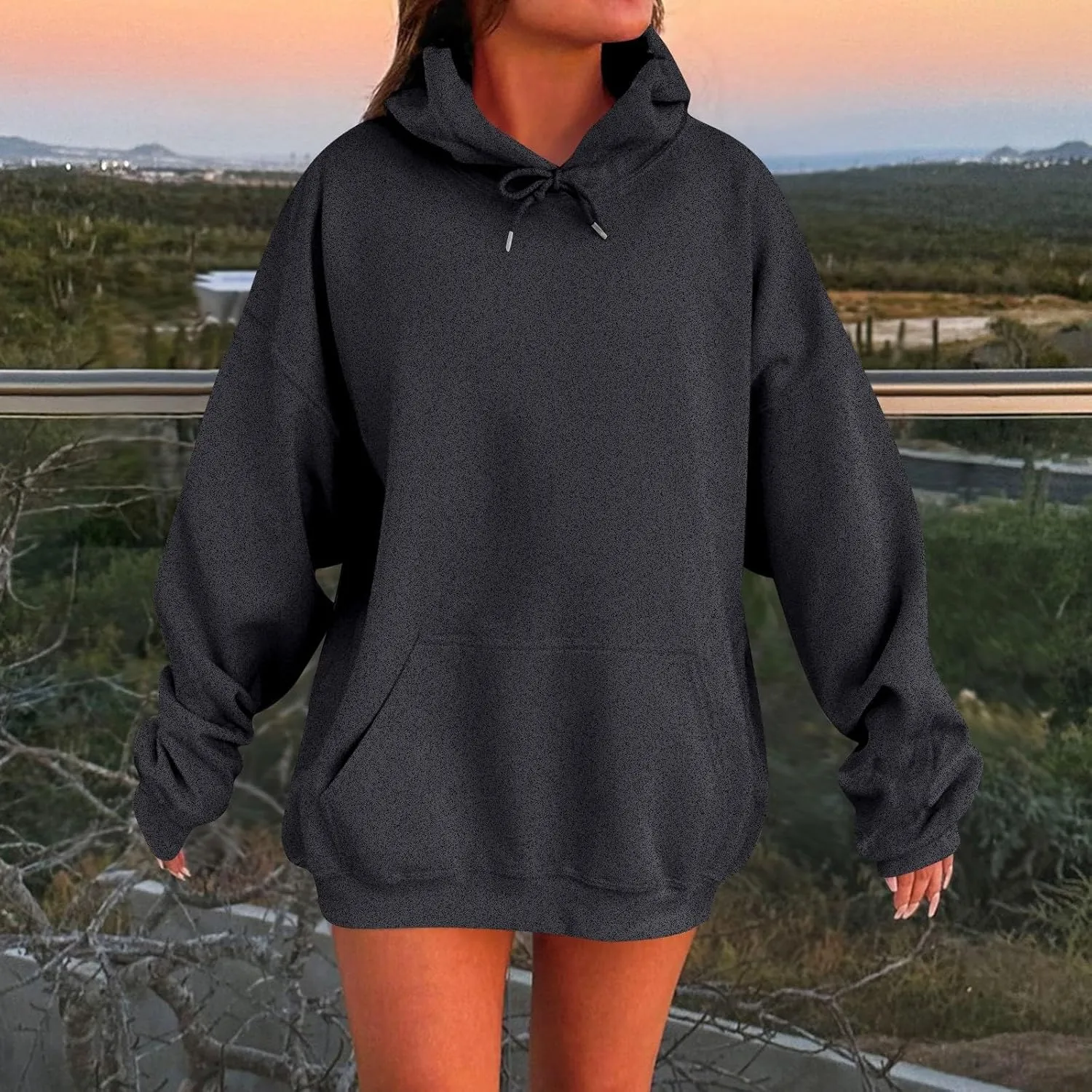 Oversized Hoodies For Women Trendy Winter Fall Outfits For Women 2024 Cute Hoodie Loose Pullover Hooded Sweatshirts