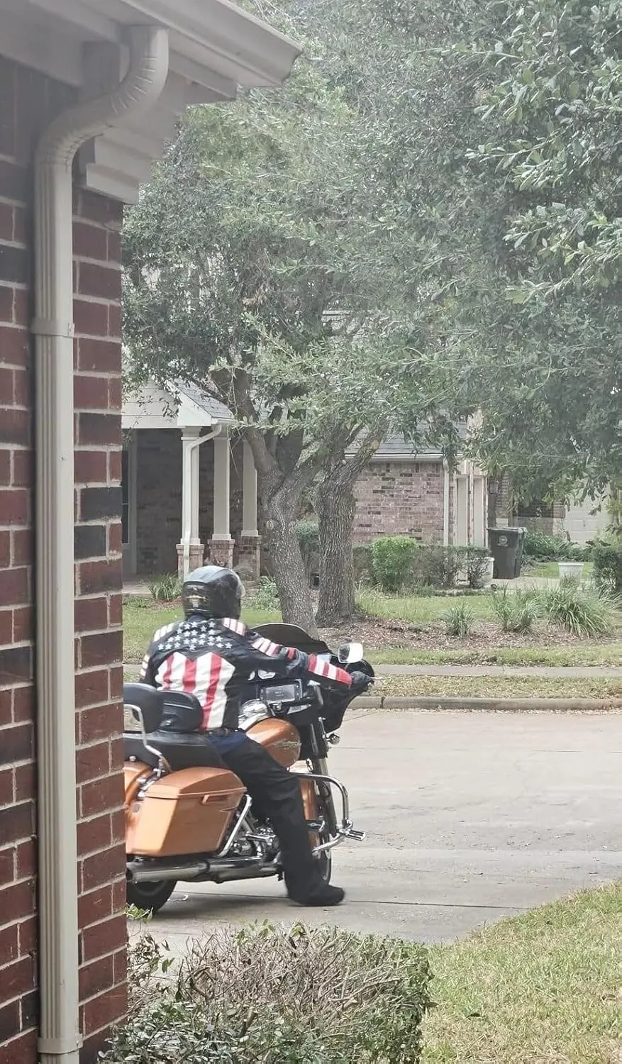 Real Leather Jacket Inspired by American Flag