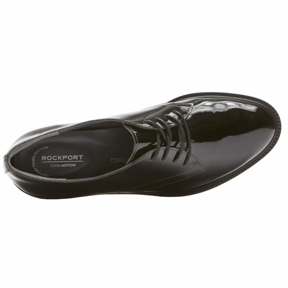 Rockport Women TOTAL MOTION ABELLE ABELLE LACEUP BLACK/PATENT