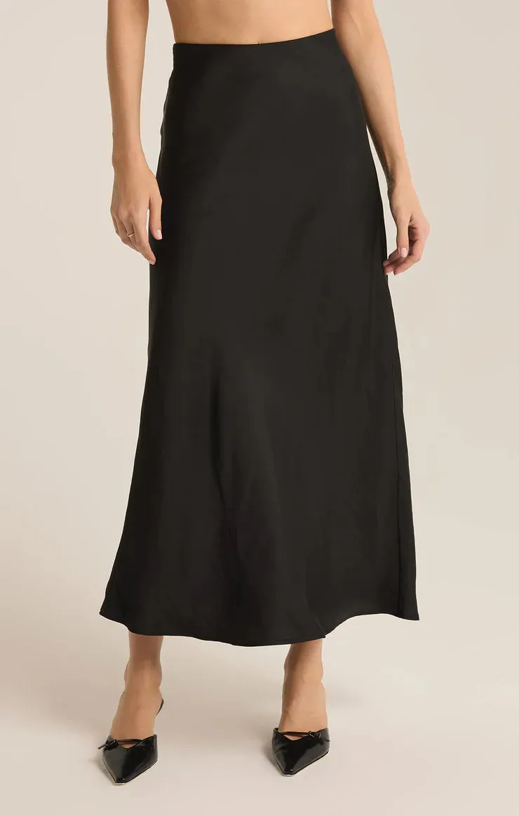 Satin Elegance Maxi Skirt