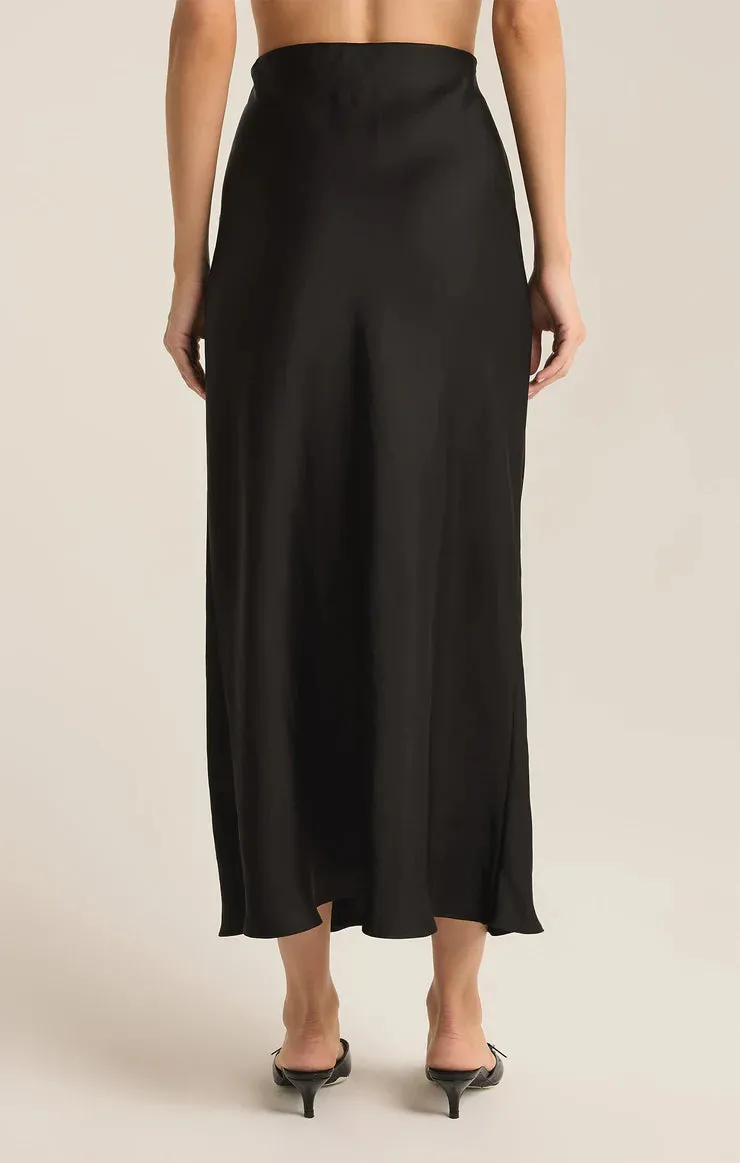 Satin Elegance Maxi Skirt