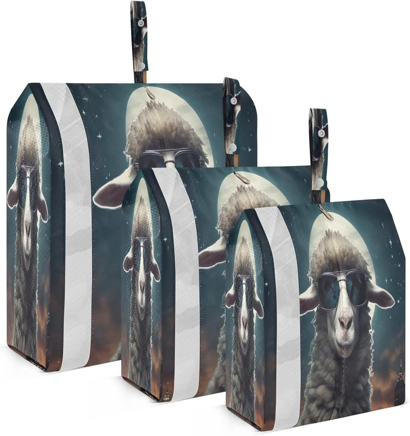 Sheep Moon Packing Cubes for Travel 3 Set Packing Cubes Compression Luggage Accessories for Organization