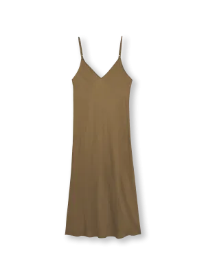 Slip Dress | camel