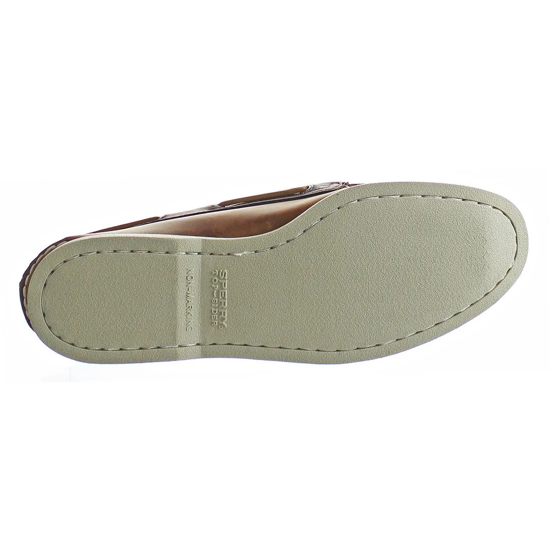 Sperry A/0 3-Eye DK Mens Brown Boat Shoes