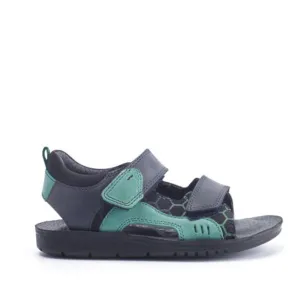 Startrite Beachball Sandal Navy Green