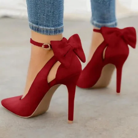 Stiletto Bow High Heels