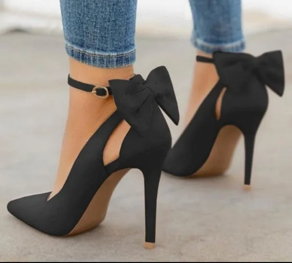 Stiletto Bow High Heels
