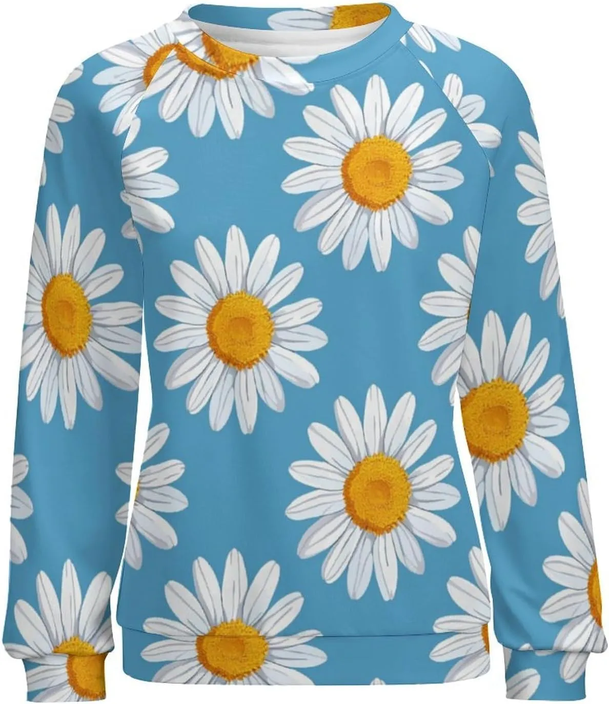 Sweatshirt for Women Long Sleeve Crewneck Boho Fall Tops 2024 Graphic Tshirts Floral Casual Trendy Pullover Tunic Tops