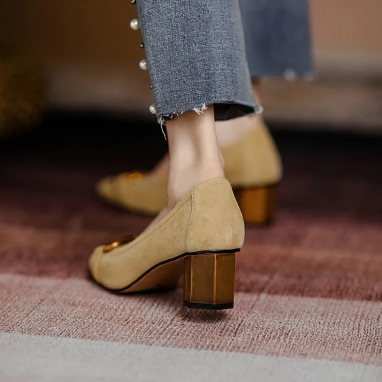 Sylis | Mathilda Square Toe Heels