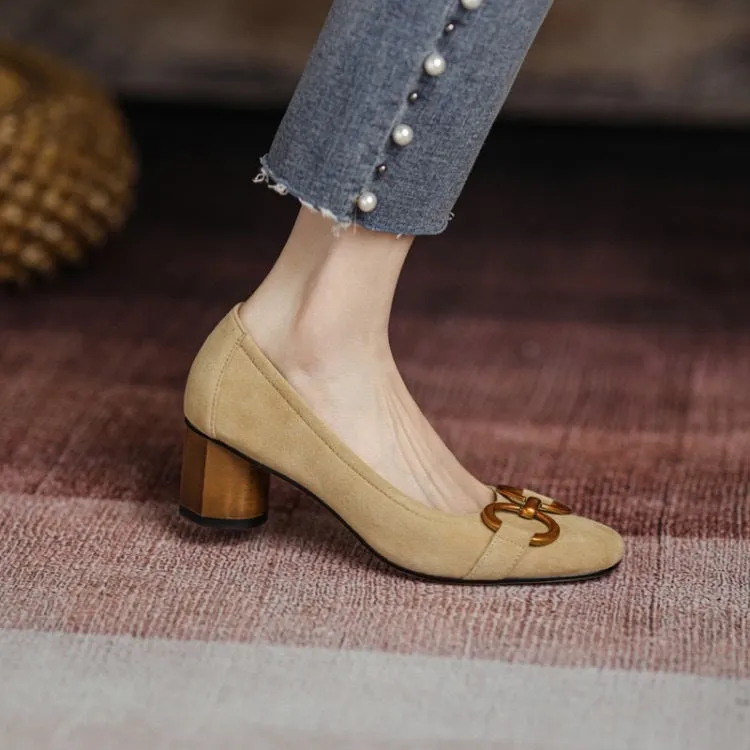Sylis | Mathilda Square Toe Heels