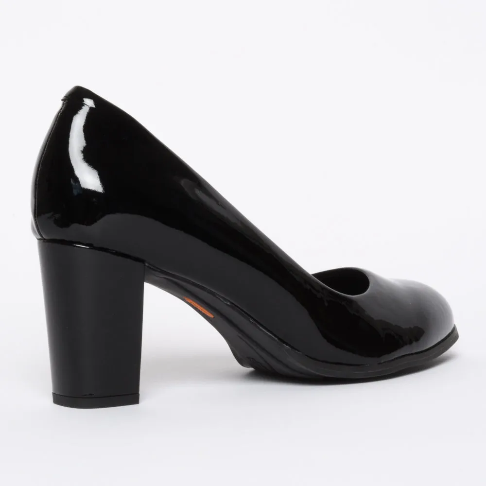 The Tall Pump Black Patent