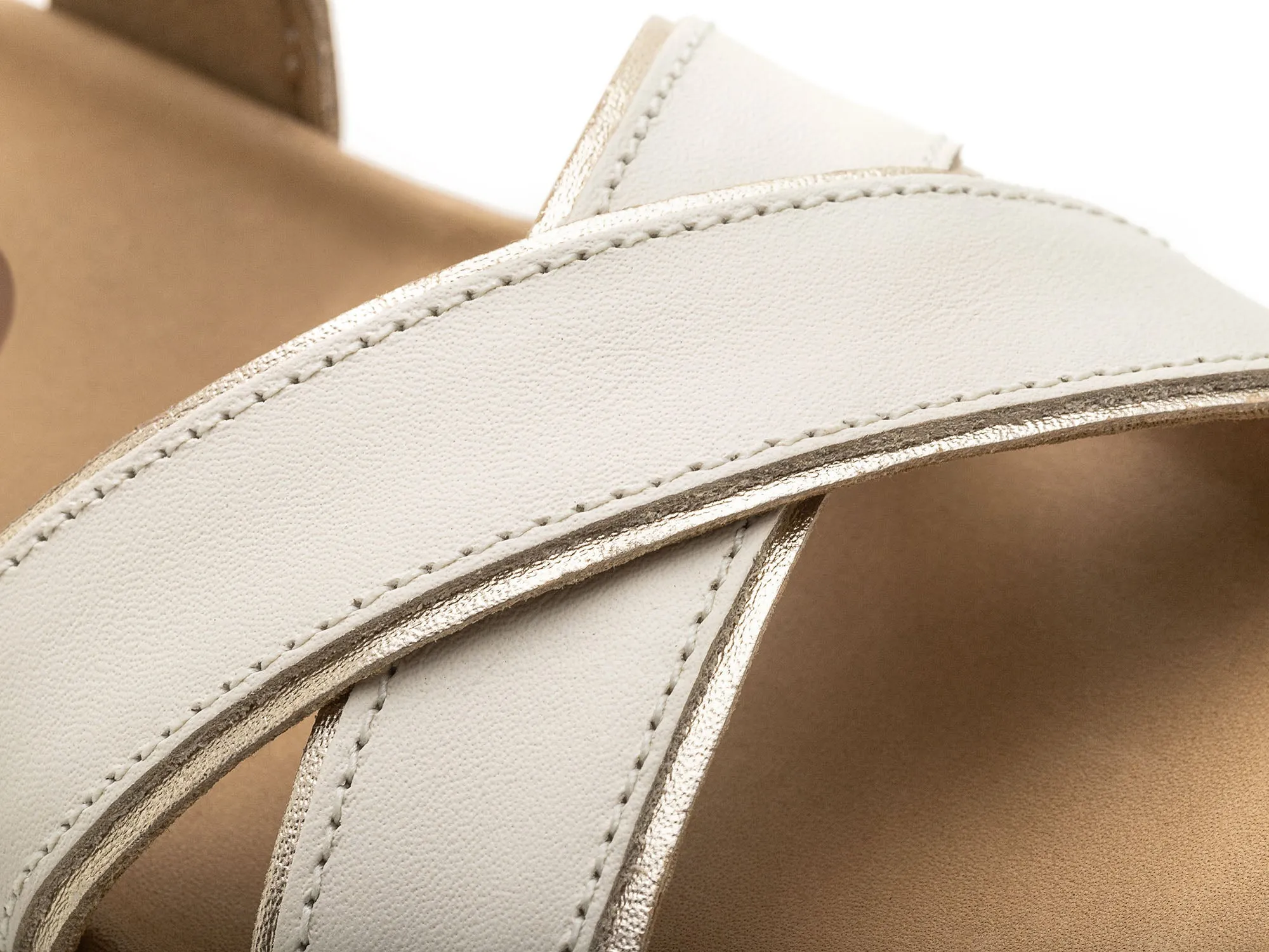Tip Toey Joey Girl's Grip Shine Sandals - Champagne / Tapioca